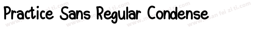 Practice Sans Regular Condensed字体转换